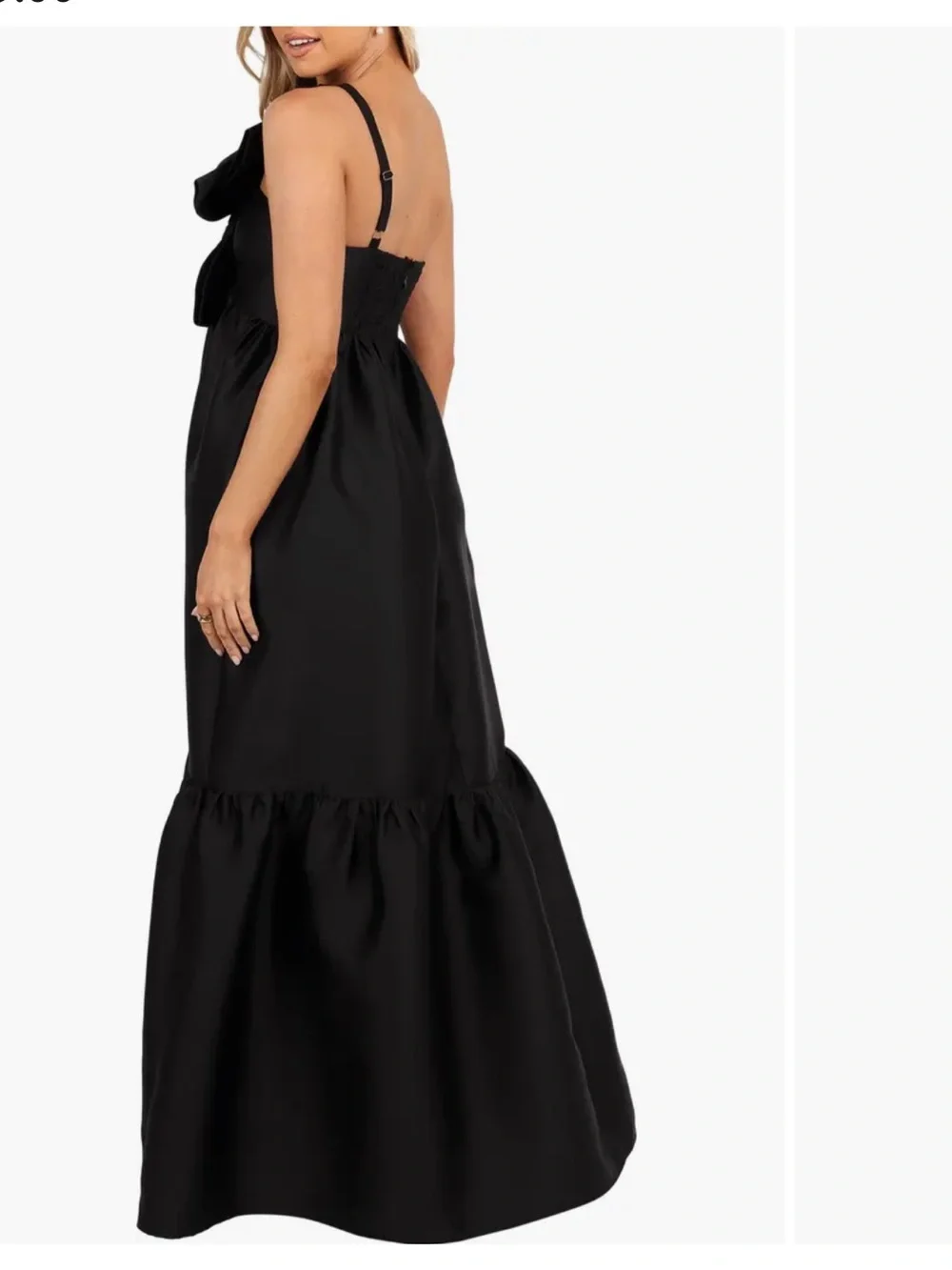 Petal and Pup Betina Bow One Shoulder Gown - Picture 3 of 11